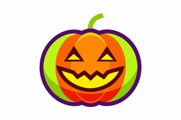 Spooky Vector Line Art Halloween Pumpkin Icons for Your Designs