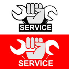 Service Logo vector file 