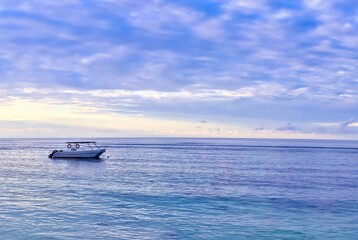 Stunning high resolution beach panorama taken on the paradise is