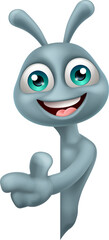 Alien Grey Gray Fun Cartoon Character