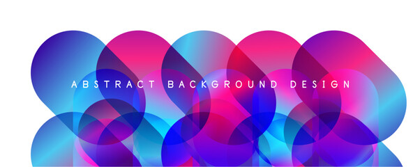 Trendy simple fluid color gradient abstract background with circles and shapes. Vector Illustration For Wallpaper, Banner, Background, Card, Book Illustration, landing page