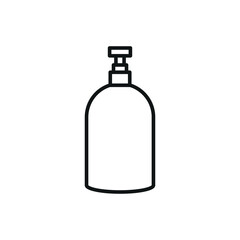 Liquid soap icon features clean lines and elegance, enhancing any digital concept.