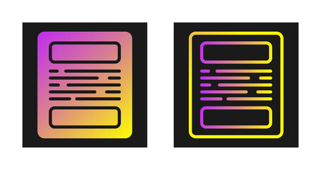 Document Vector Icon