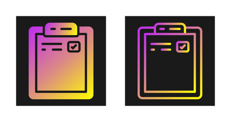 Clipboard Vector Icon