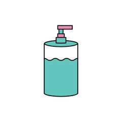 Liquid soap bathroom icon vector design templates simple and modern