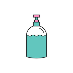 Liquid soap bathroom icon vector design templates simple and modern