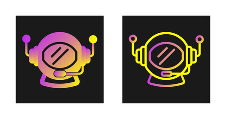 Astronaut Helmet Vector Icon © Graphic Nehar