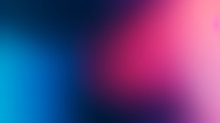 Fototapeta premium Smooth gradient of blue, pink, and red hues on a dark background - abstract art, modern graphics, design inspiration