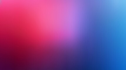 Fototapeta premium Smooth gradient of blue, pink, and red hues on a dark background - abstract art, modern graphics, design inspiration
