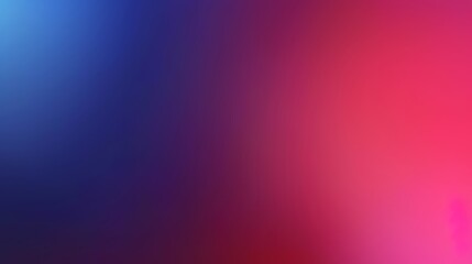 Fototapeta premium Smooth gradient of blue, pink, and red hues on a dark background - abstract art, modern graphics, design inspiration