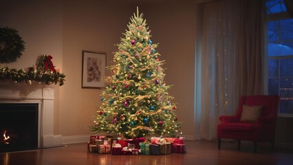 Christmas tree. High resolution and clear