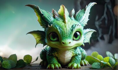 Obraz premium Mystical Dragon