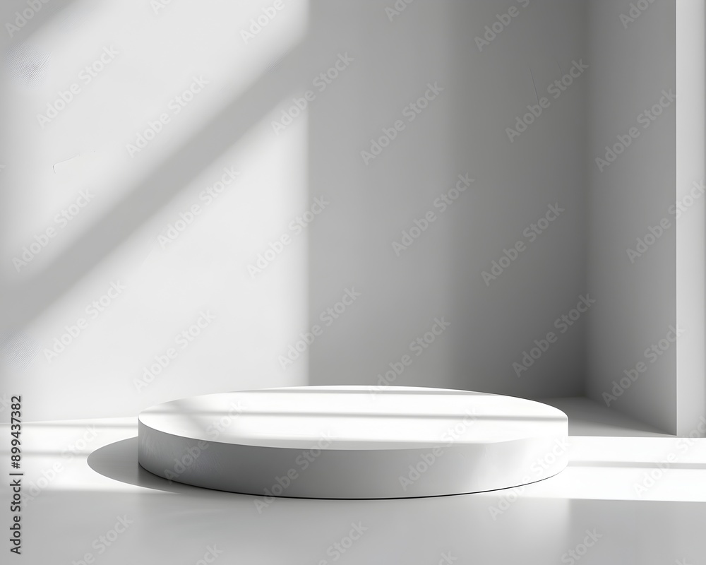 Canvas Prints clean white background for minimalist product presentation concept