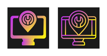 Computer Vector Icon