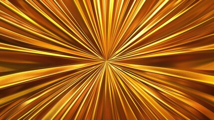 Fototapeta premium Mesmerizing 3D golden starburst pattern with a radiant and abstract design