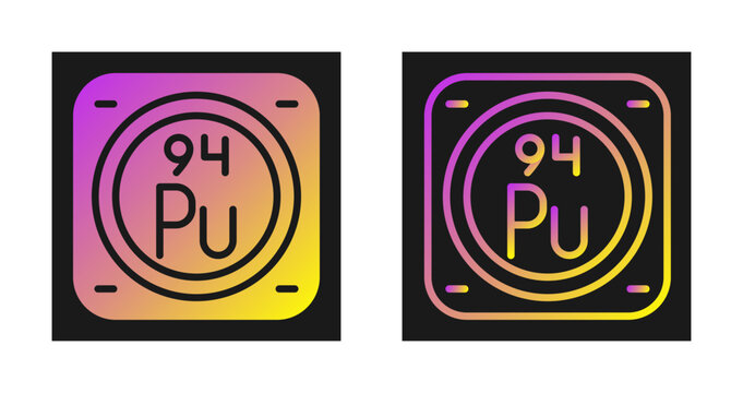 Plutonium Vector Icon