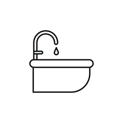 Sink icon vector design templates simple and modern