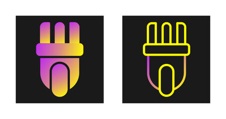 Fototapeta premium Plug Vector Icon