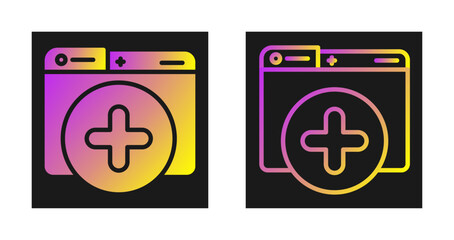 New Window Vector Icon