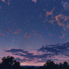 Naklejka premium nature in the sky