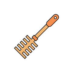Toilet brushes icon vector design templates simple and modern