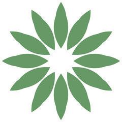 Abstract flower icon