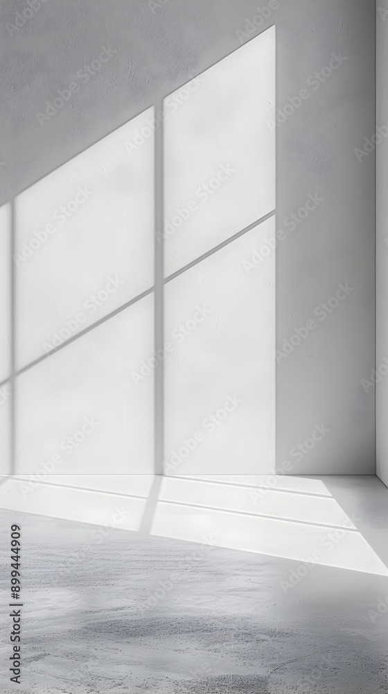 Poster Pristine White Backdrop for Premium Product Presentation and Branding