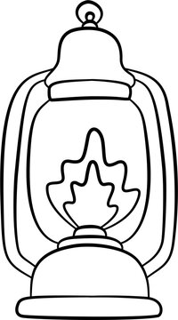 recommend clip art: lantern hand drawn doodle vector clip art outline