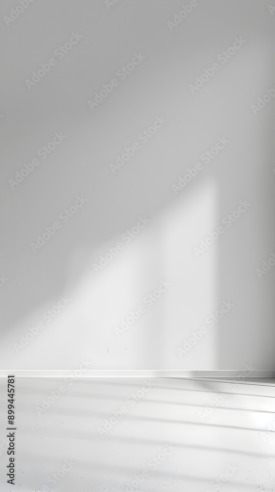 Canvas Prints Sleek and Minimalist White Backdrop for Professional Product Presentation