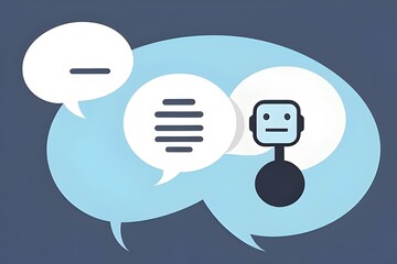 a vector illustration representing Talking, chatting,  speech bubble, chat forum, conversation, chatbot AI conversation, online messaging, support, customer service, help, communication,  dialogue