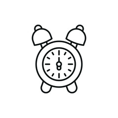 Alarm clock icon vector design templates simple and modern