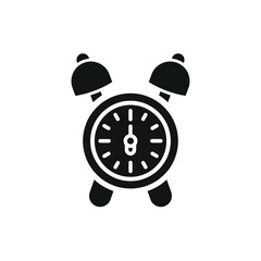 Alarm clock icon vector design templates simple and modern