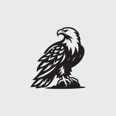 Adobe Illustrator Artwork Eagle logo iconic silhouette art vector illustrator