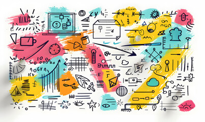 Obraz premium investment and business graphic advertising backgrounds