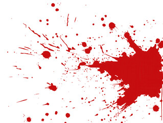 Red Paint Splatter