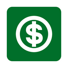 Dollar symbol icon. Cashier sign, Payment service. money, bank, exchange symbol.
