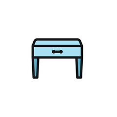 Desk icon vector design templates simple and modern