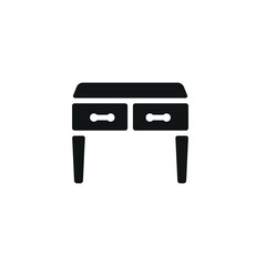Desk icon vector design templates simple and modern
