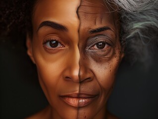 A Striking Portrait Showing the Beauty of Aging in a Black Woman's Face