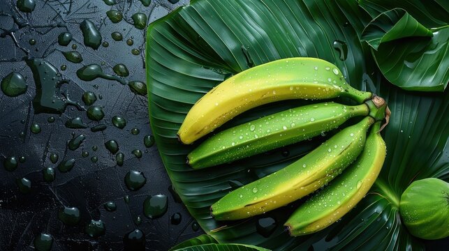 Banana leaf with Lamon