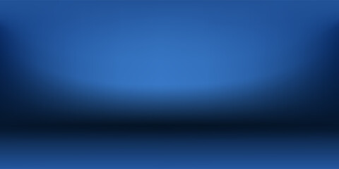 Obraz premium blue background, abstract. dark blue studio wall for present your product display. 
