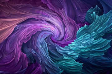 Obraz premium Fractal Explosion A vibrant, fractal-inspired burst of color. Beautiful simple AI generated image in 4K, unique.