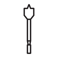 drill bit icon symbol