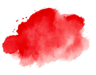 red watercolor background