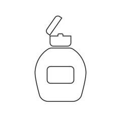 Shower Gel, Liquid Soap, Lotion, Cream, Shampoo, Bath Foam. Vector icon