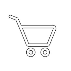 Shopping cart line vector icon [преобразованный]