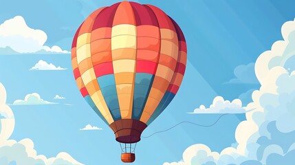 Naklejka premium hot air balloon