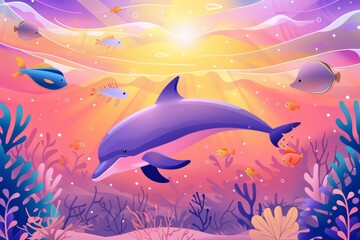 Fototapeta premium Majestic Humpback Whale Close-up. Beautiful simple AI generated image in 4K, unique.