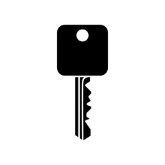 Key icon vector. Lock iluustartion sign. Closed symbol or logo.