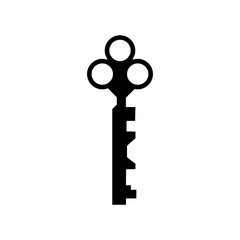 Key icon vector. Lock iluustartion sign. Closed symbol or logo.